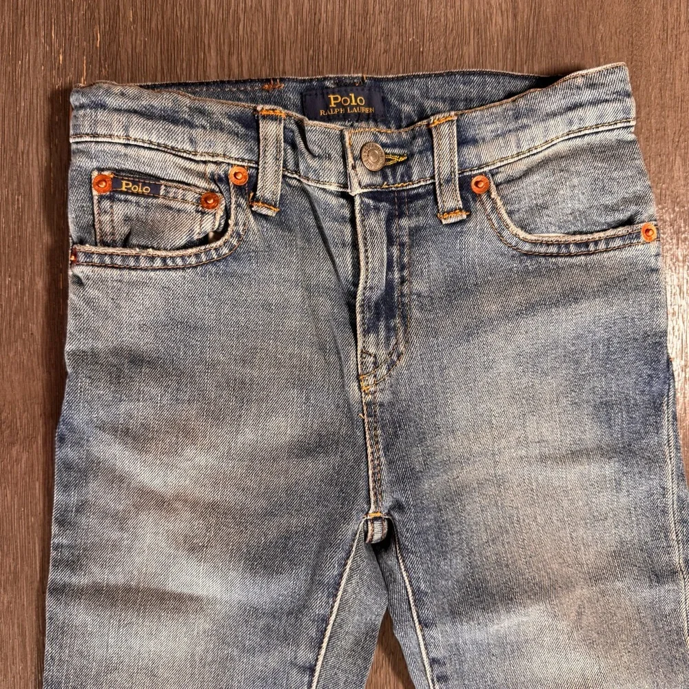 Vintage Ralph Lauren Kids Denim Straight Leg Jeans Pants 6